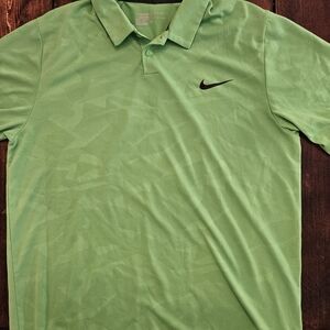 Nike Men's Golf Polo Shirt in Vibrant Green